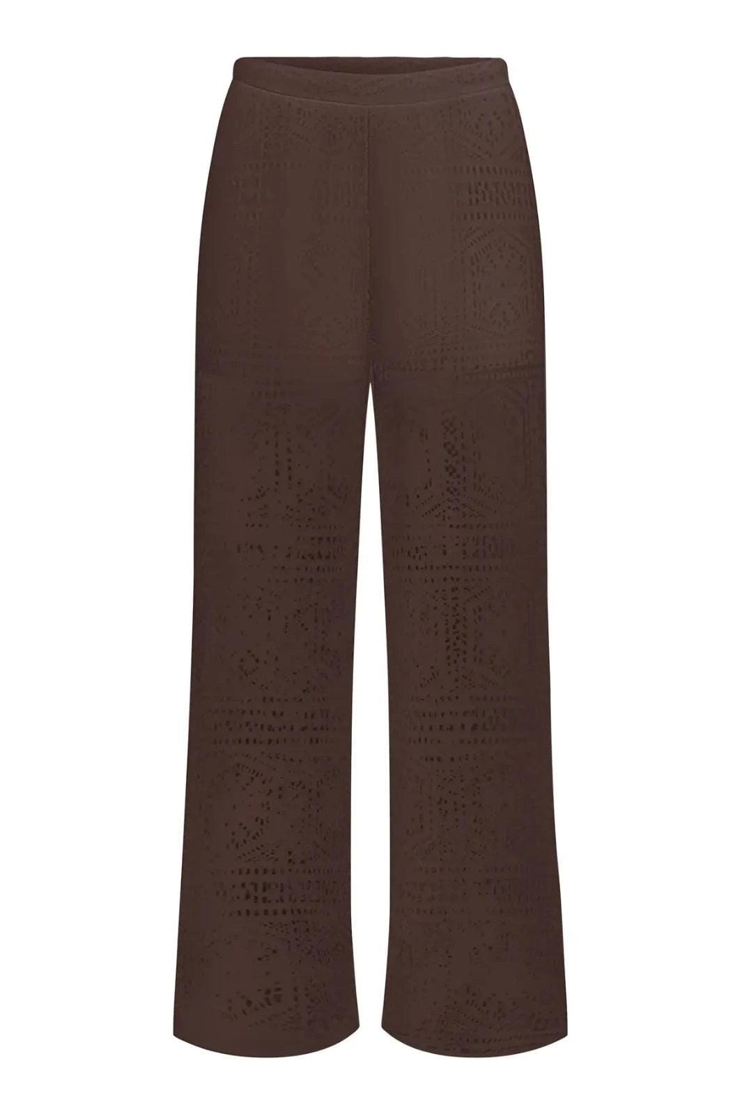 Only - Onllian Lace Wide Pants - 5045334 Shopping Bag Bukser 