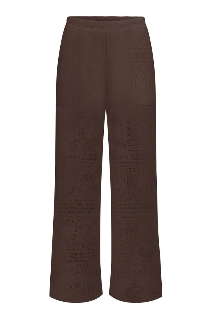 Only - Onllian Lace Wide Pants - 5045334 Shopping Bag Bukser 