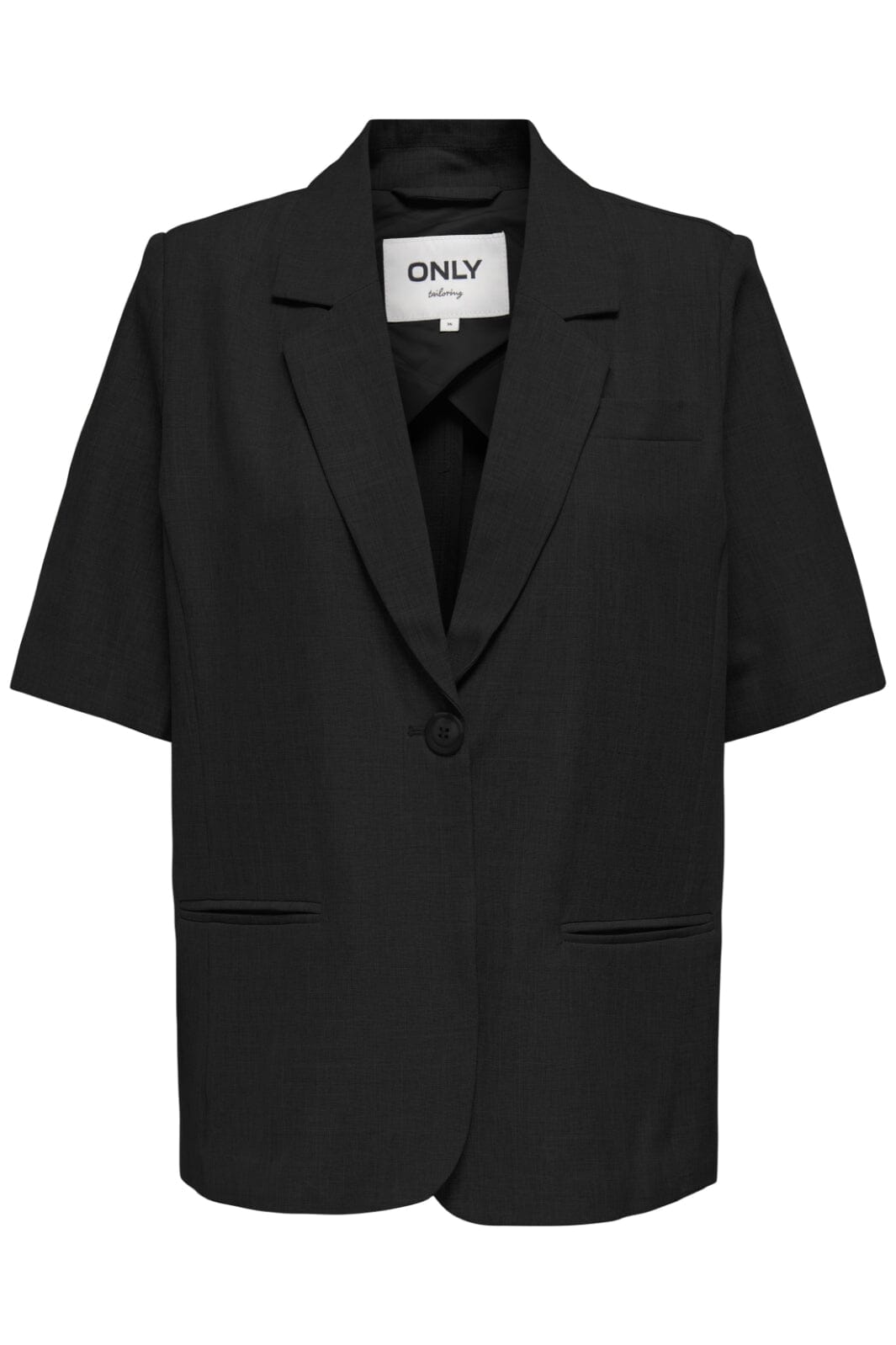 Only - Onllinda Life S/S Mel Ovs Blazer Tlr 15351132 - 4848092 - Black