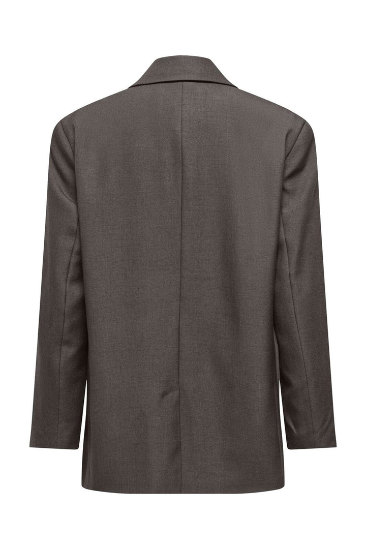 Only - Onllinda Ls Boyfr Mel Blazer Tlr - 5101872 Chocolate Torte Melange