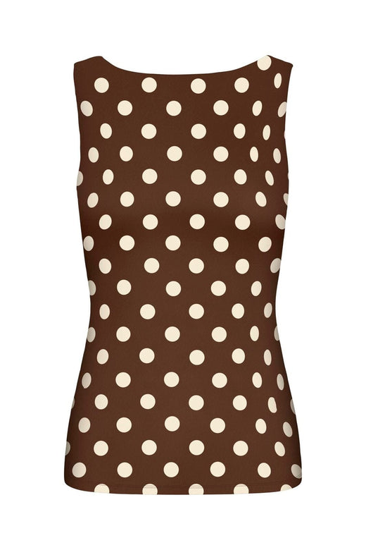 Only - Onllone 2-Way S/L Top - 5083275 Seal Brown Big Cd Dots