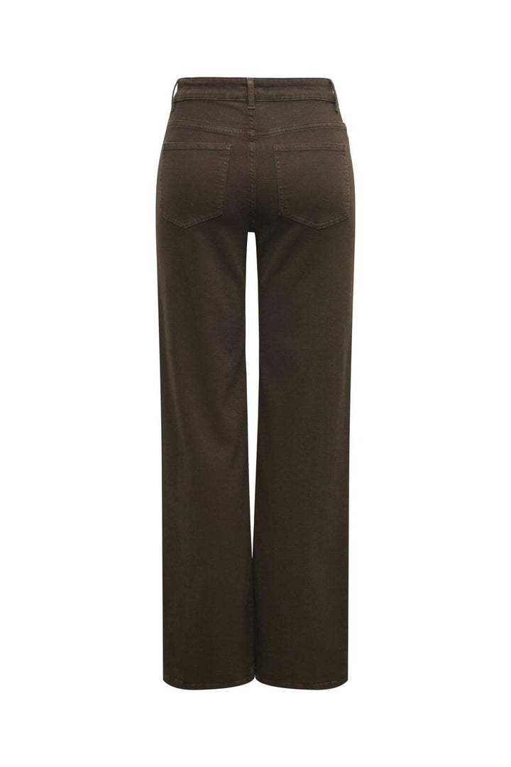 Only - Onlmadison Blush Wide Brown Cro11 - 4986402 Dark Brown Denim