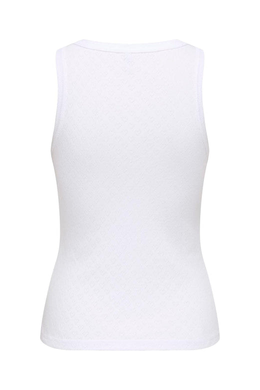 Only - Onlmadison Tank Top Box - 5034263 Bright White Heart Pointelle