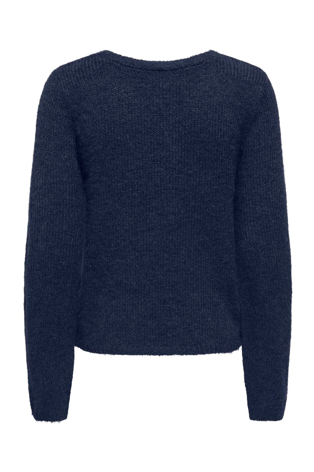 Only - Onlmaggie Ls Cross V-Neck Cc Knt - 5099642 Night Sky Melange