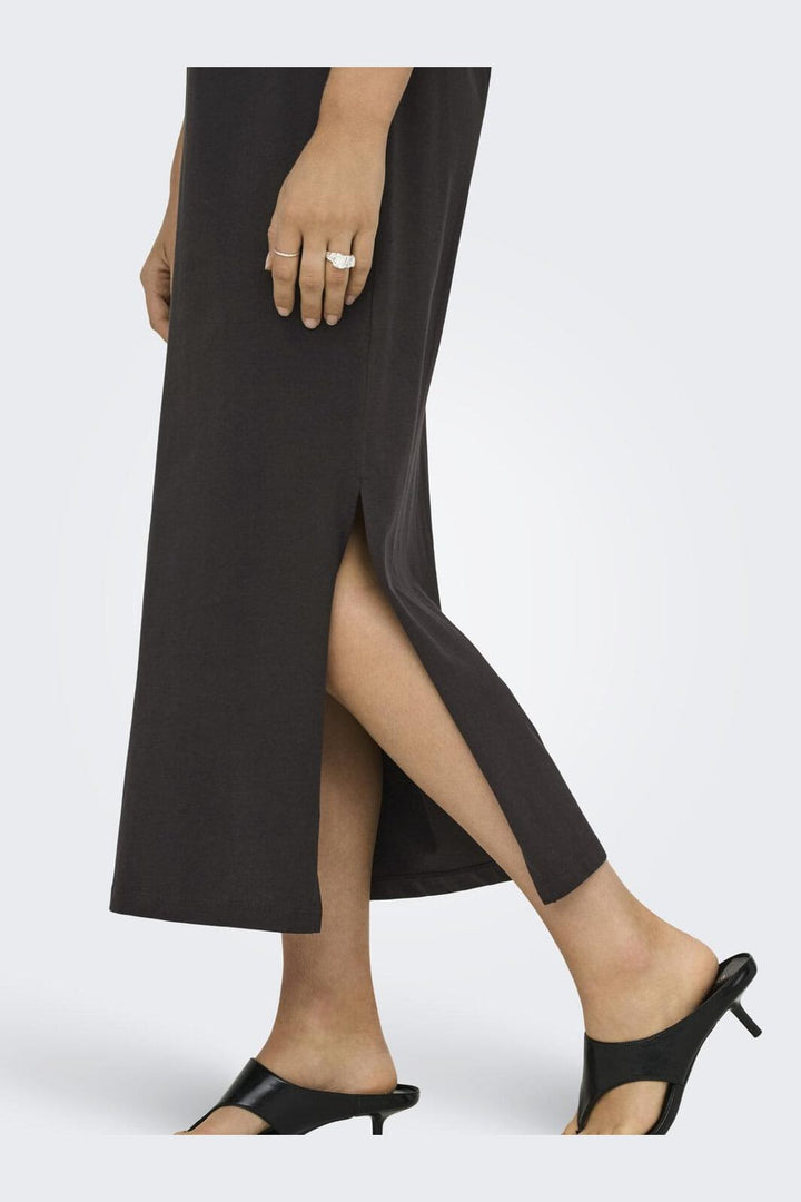 Only - Onlmara S/S Dress - 4886252 Chocolate Torte