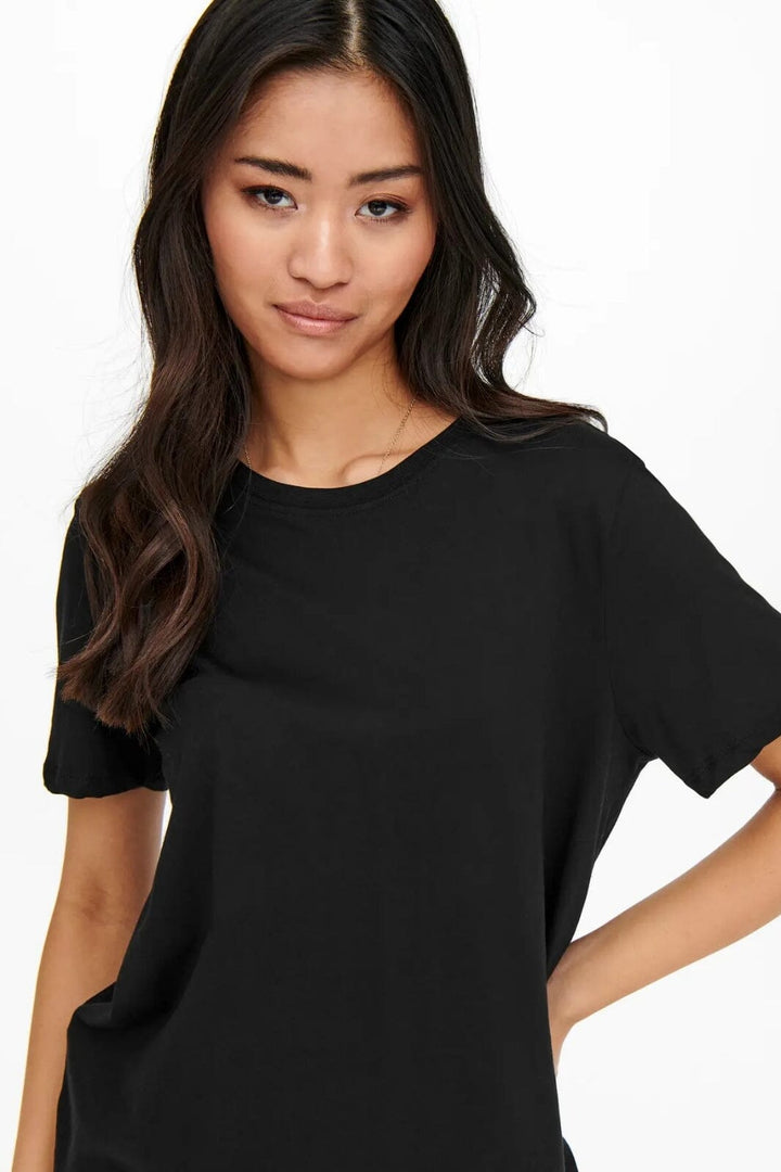 Only - Onlmay Life S/S June Dress - 3882364 Black
