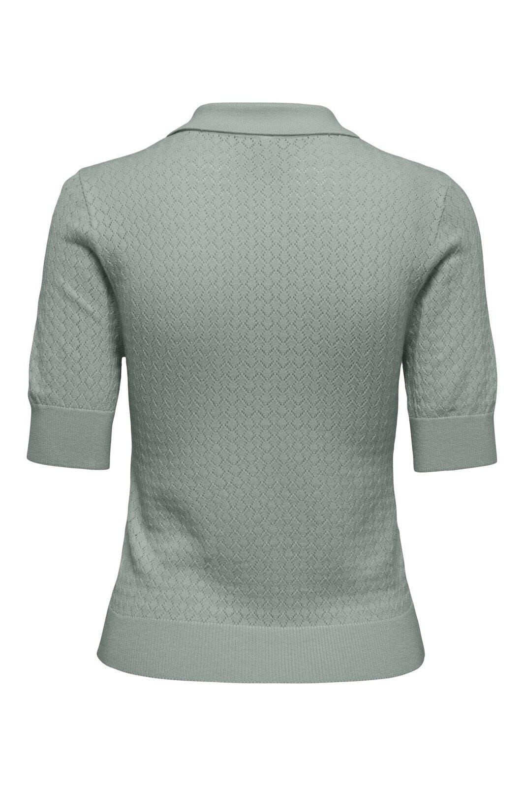 Only - Onlmeddi Life Ss Structure Polo Cc Knt - 4981787 Jadeite Dtm Button/Needledrop