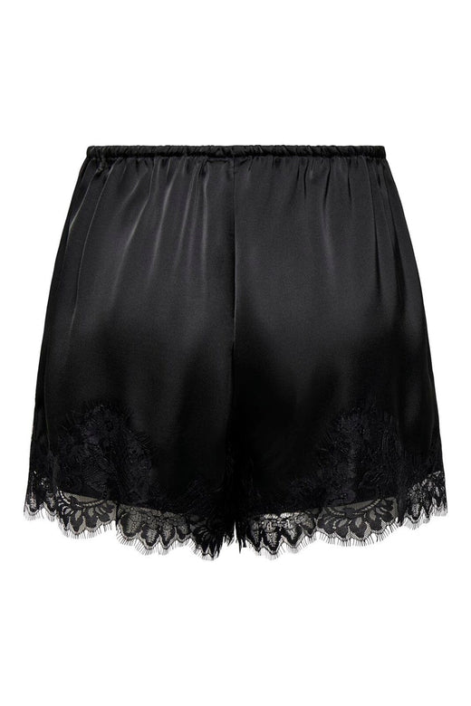 Only - Onlmenus Lace Satin Shorts - 5131877 Black Black Lace