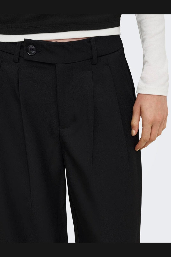 Only - Onlmiles Pleat Wide Pant Tlr - 5177006 Black