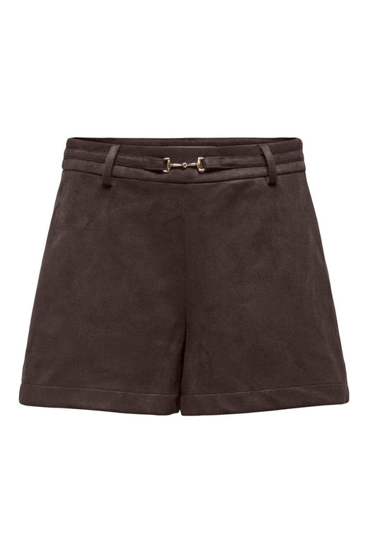 Only - Onlmira Faux Suede Shorts Cc - 5101038 Coffee Bean