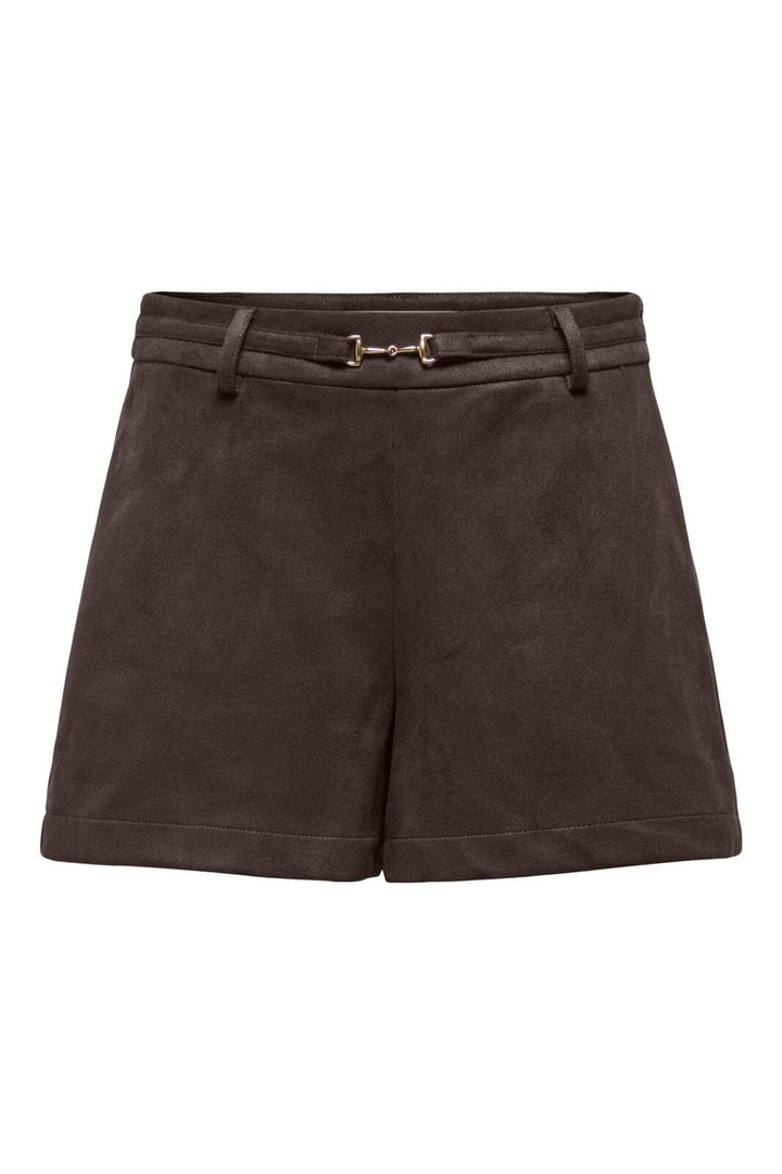 Only - Onlmira Faux Suede Shorts Cc - 5101038 Coffee Bean