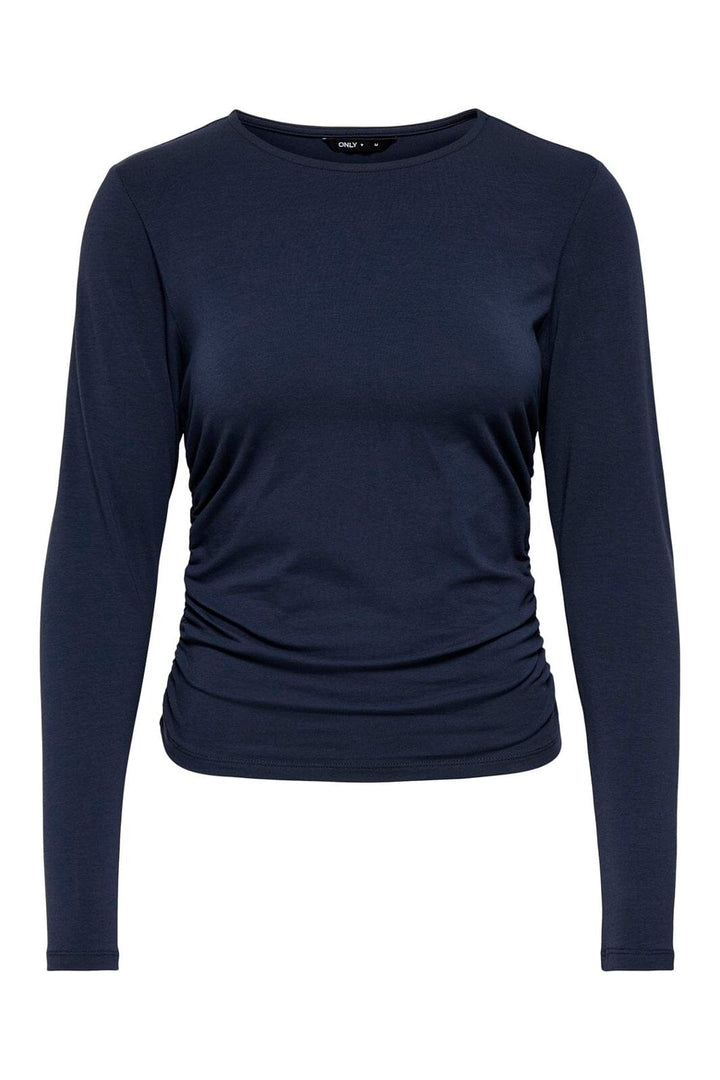 Only - Onlmira Life L/S Ruching Top - 5087696 Seaborne