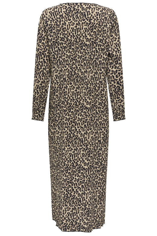 Only - Onlmolly L/S Plisse Dress 15266199 - 4776447 - Brown Rice Abigale Leo