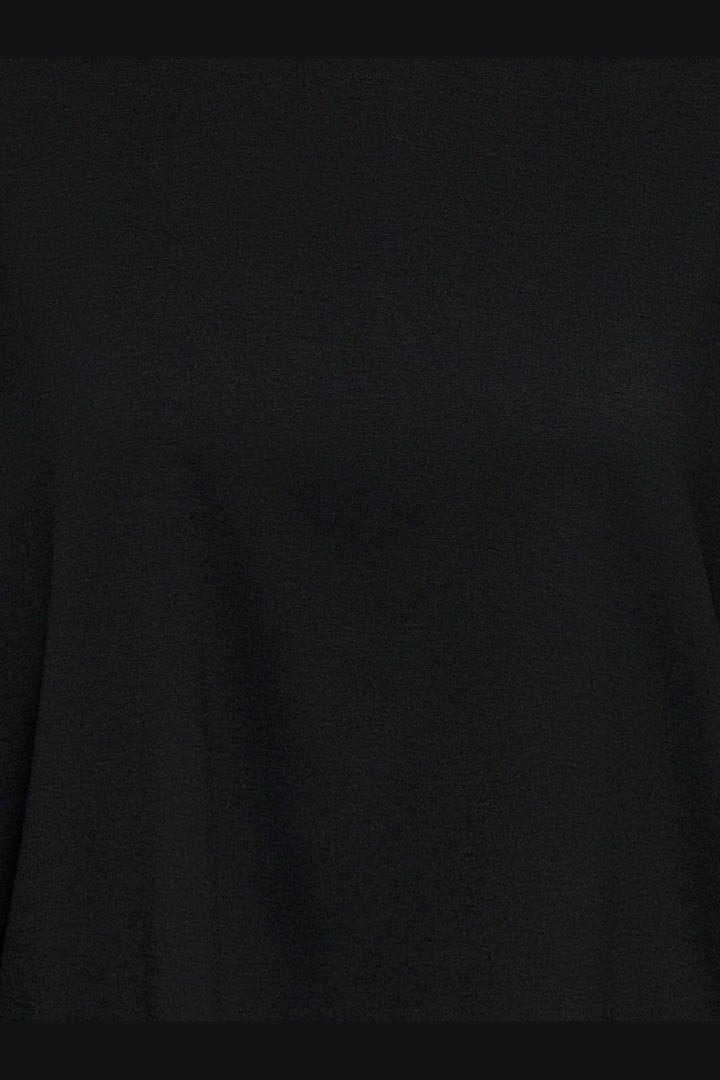 Only - Onlmoster L/S Lace Detail Top - 5208946 Black Tone In Tone Lace