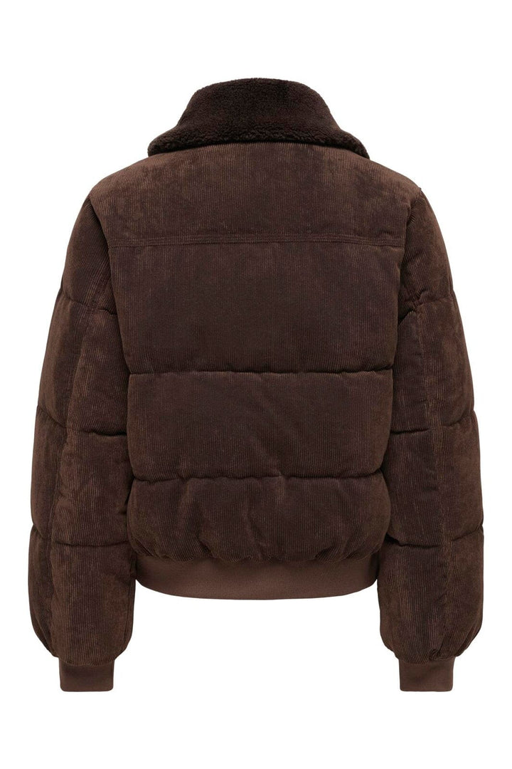 Only - Onlnicoline Corduroy Bomber - 5103297 Coffee Bean