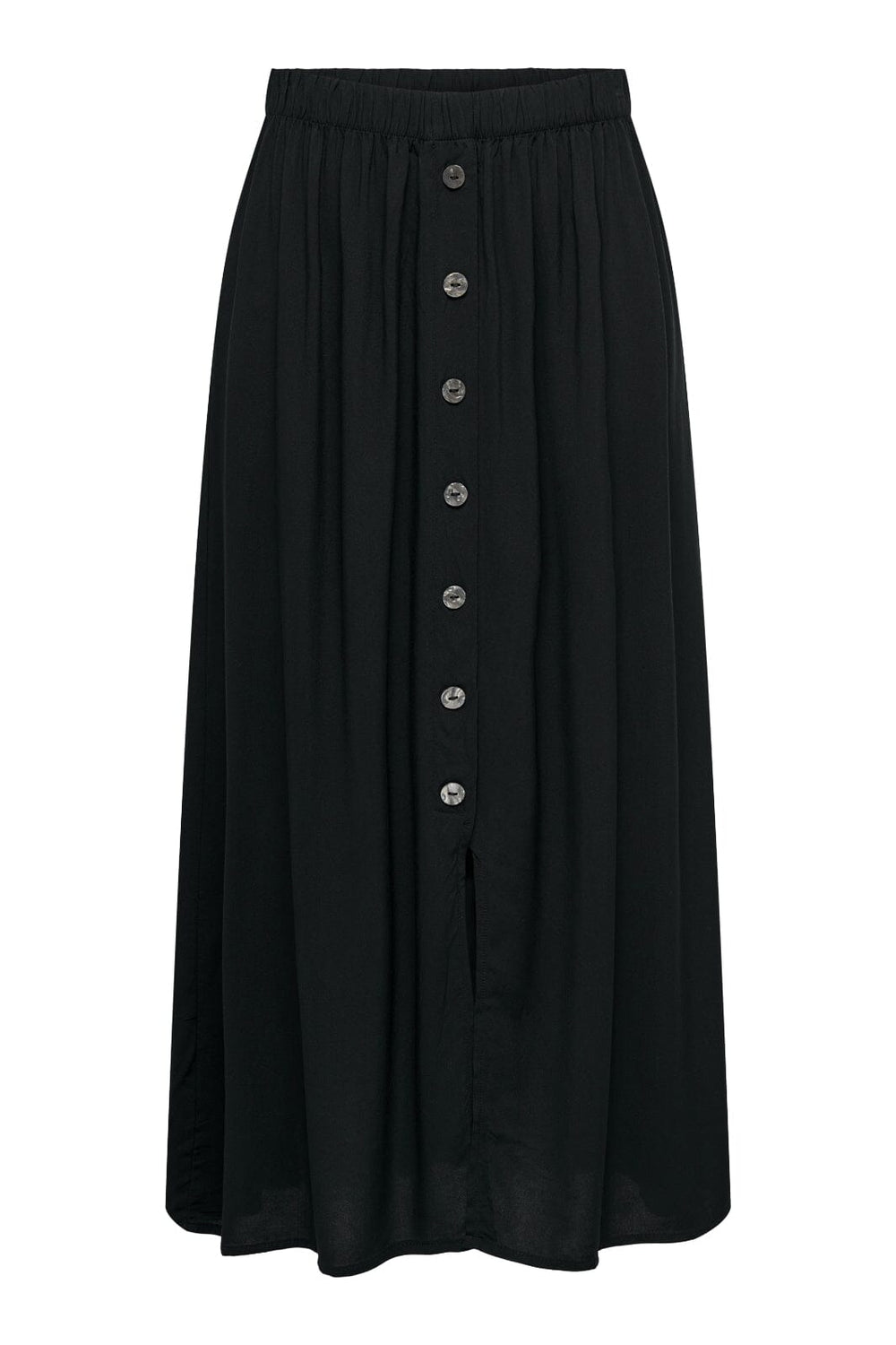 Only - Onlnova Life Vis Button Skirt Solid - 3586254 Black