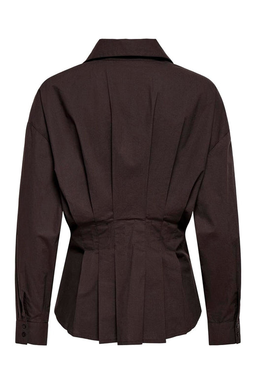 Only - Onlnyvelle Fitted Shirt - 5219525 Black Coffee