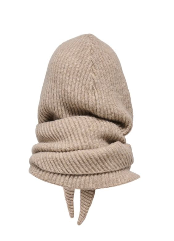 Only - Onlpatrizia Hooded Scarf Acc - 4962324 Silver Mink Melange Tørklæder 
