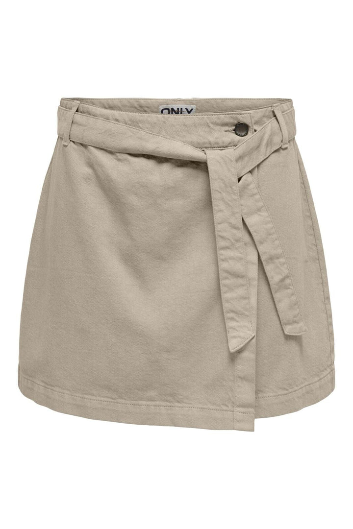 Only - Onlprime Belt Wrap Skirt - 4572490 Plaza Taupe