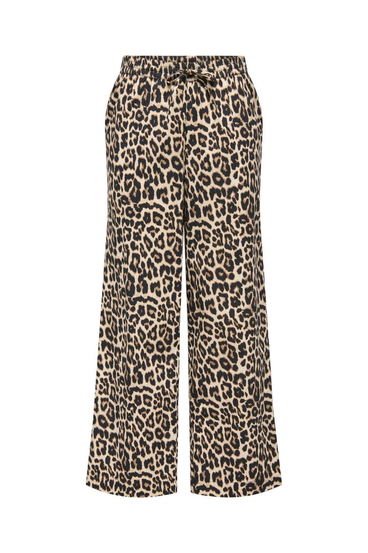 Only - Onlranina Reg Pull Up Pant Cc - 4920548 Peyote Chic Leo