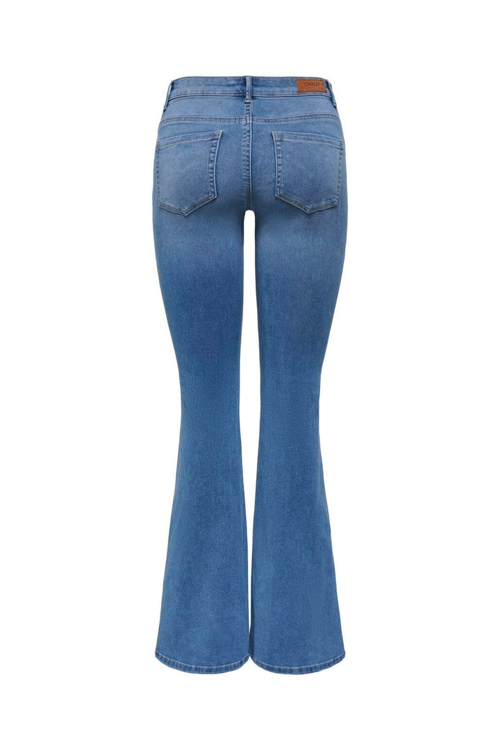 Only - Onlreese Reg Retro Flared Box - 5010777 Medium Blue Denim