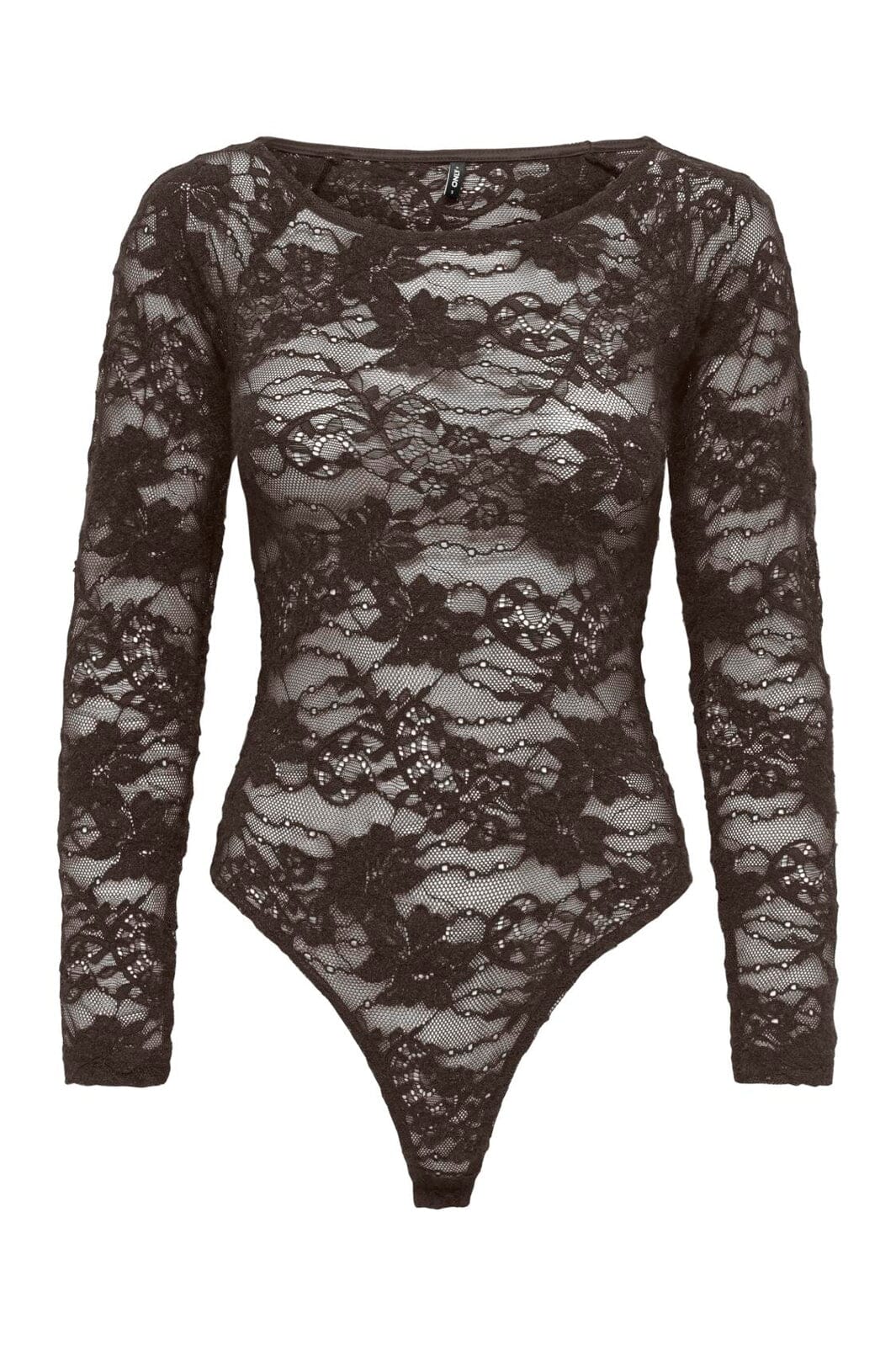 Only - Onlrue L/S Lace Bodystocking - 5171030 Coffee Bean