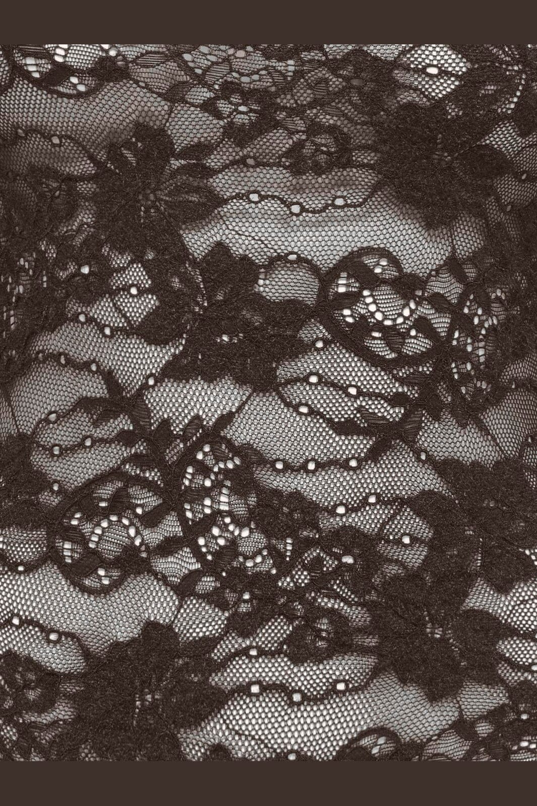 Only - Onlrue L/S Lace Bodystocking - 5171030 Coffee Bean