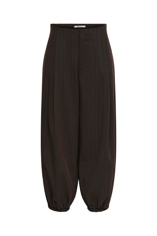 Only - Onlrumba-Alden Pinst Balloon Pant Tlr - 5117323 Mole Pumice Stone Pinstripes