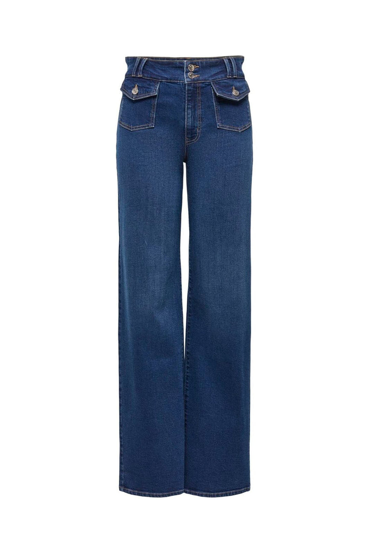 Only - Onlselena Wide Pocket Pim - 4976789 Dark Blue Denim