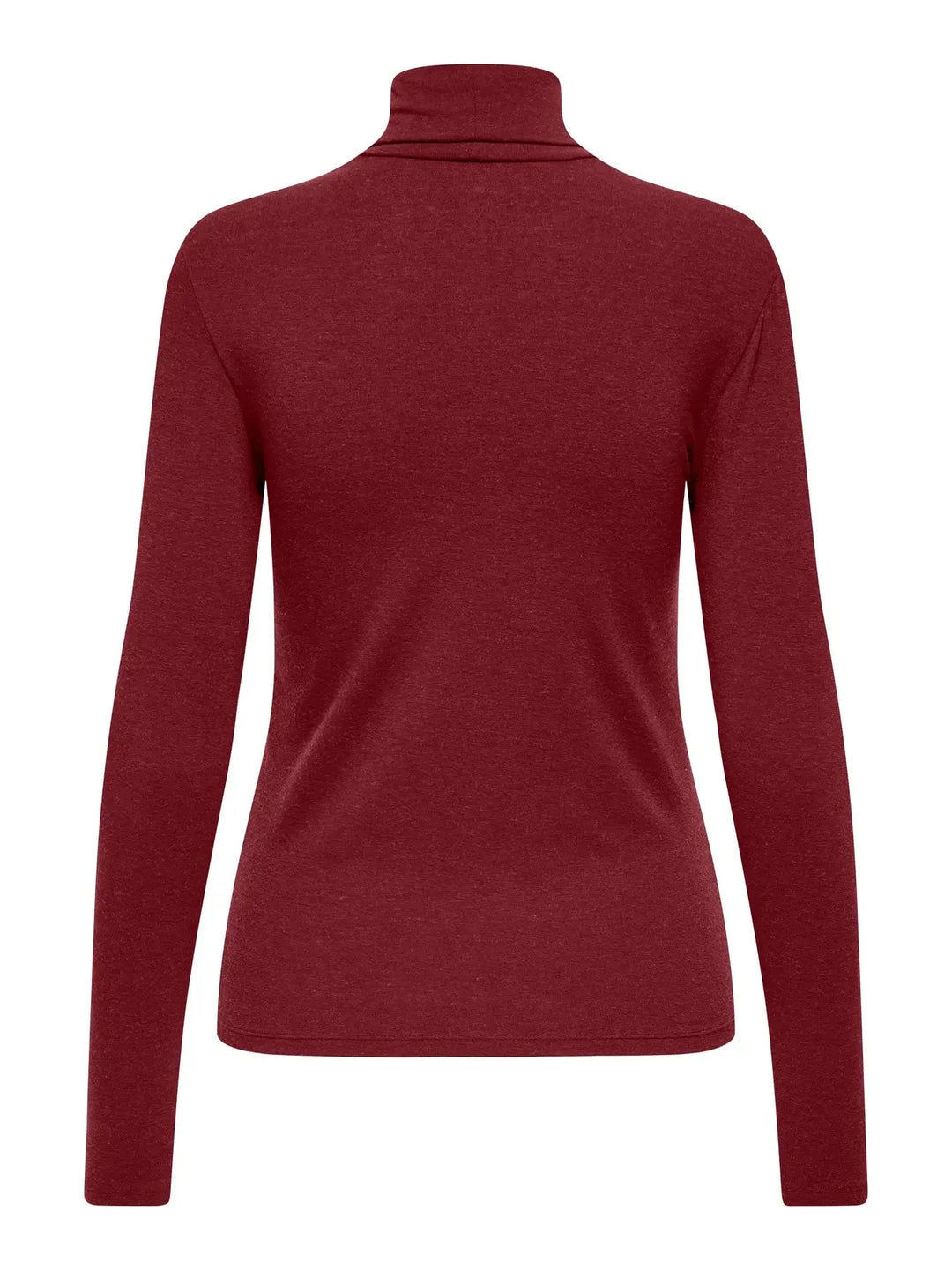 Only - Onlsia L/S Roll Neck Top Box - 4891631 Black Coffee Melange Toppe 
