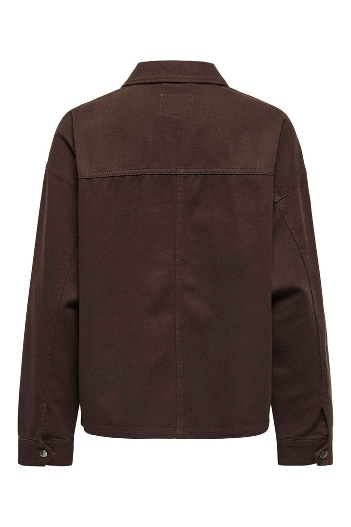 Only - Onlsierra Twill Jacket - 5048520 Chicory Coffee