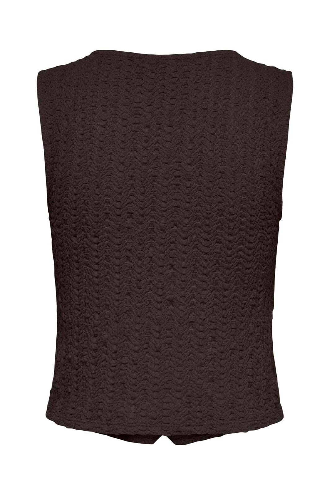 Only - Onlsif V-Neck Vest - 5081421 Chocolate Torte