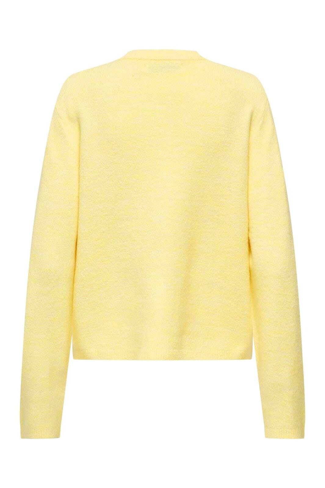 Only - Onlsimoni L/S O-Neck Cardigan Knt - 4987974 Mellow Yellow Melange