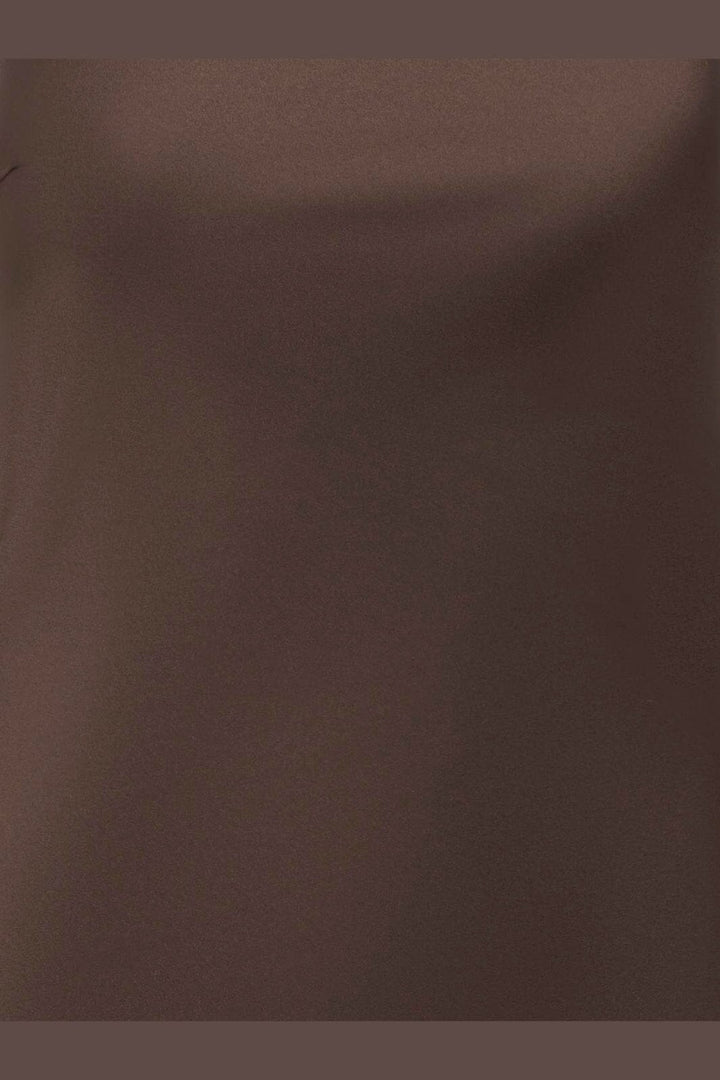 Only - Onlskye Chigo One Shoulder Dress - 5102292 Chocolate Brown