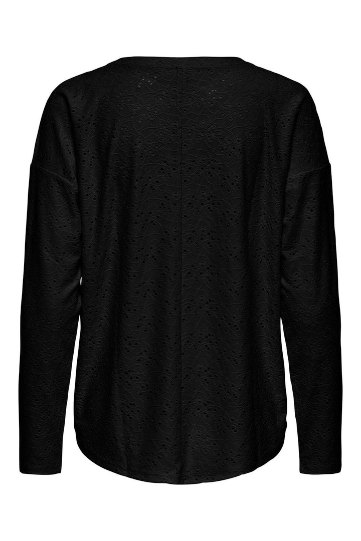 Only - Onlsmilla Life L/S Top - 5013032 Black