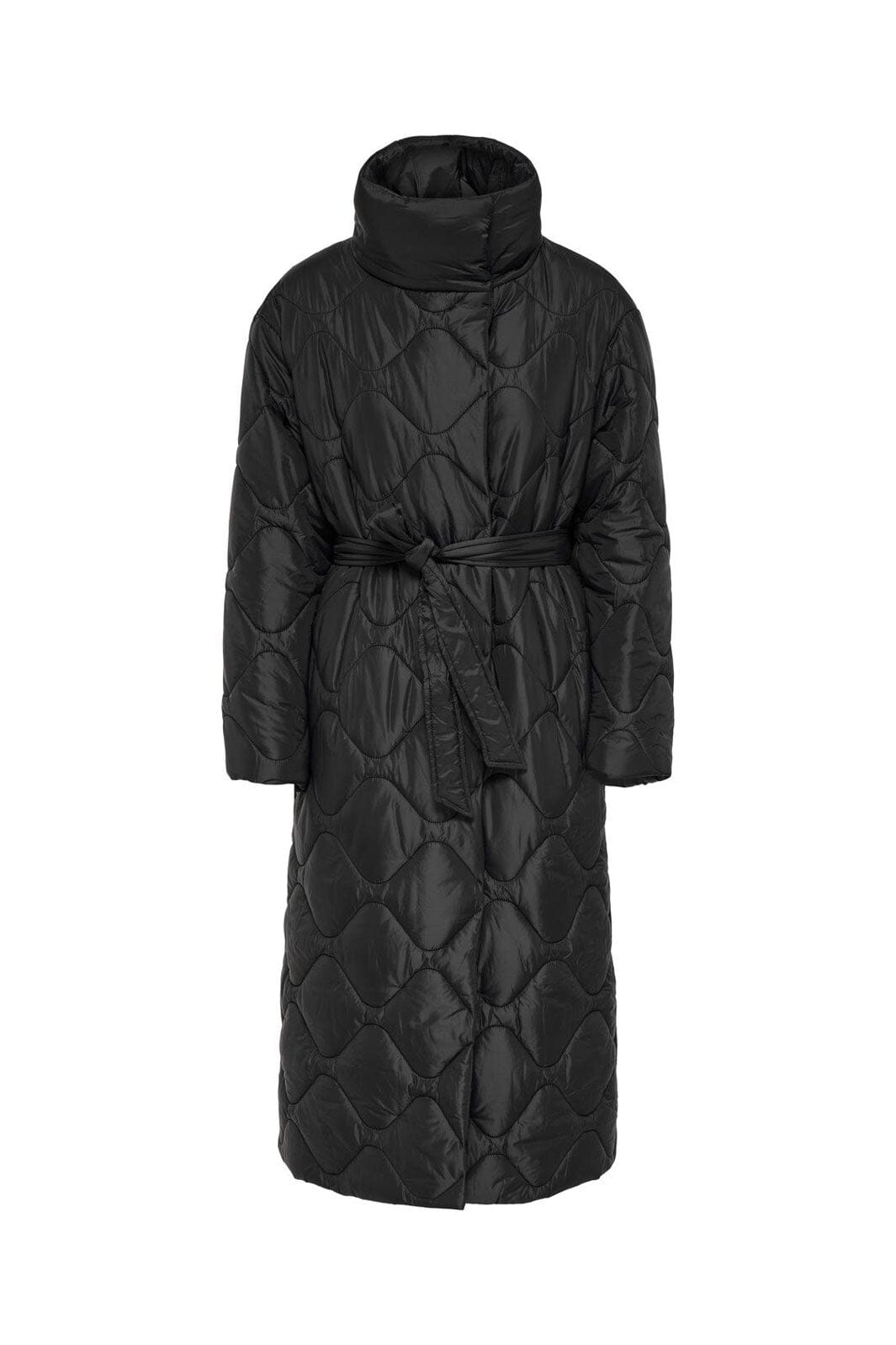 Only - Onlsoffi Quilted Coat - 4903884 Black