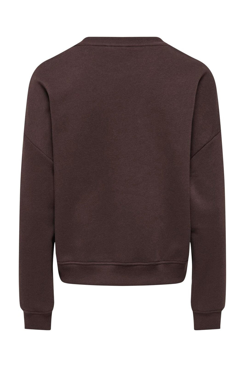 Only - Onlsweat Life L/S Crew Oversize Swt - 5045880 Coffee Bean