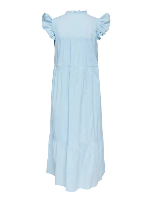 Only - Onltea-Idris S/L Frill Tape Dress - 5014281 Dream Blue Kjoler 