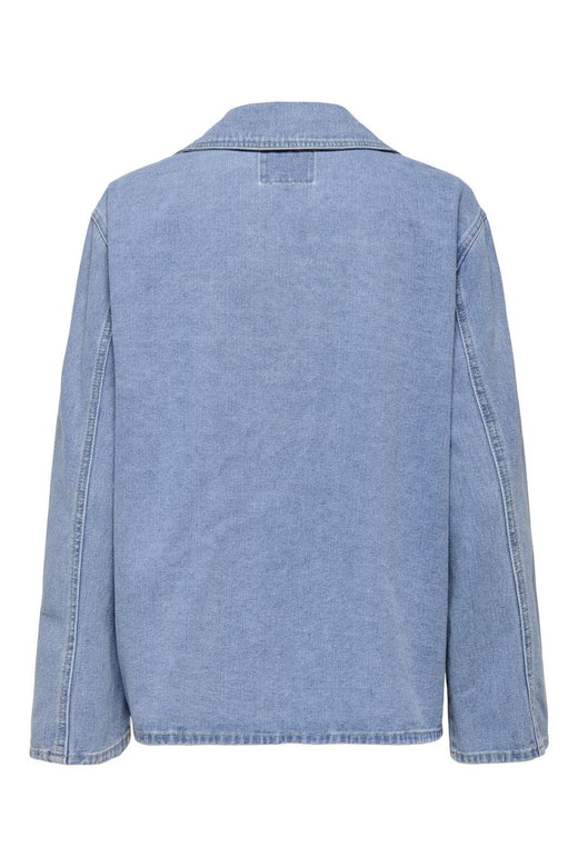 Only - Onlthilda Ls Tie Jkt Gua - 4774515 Light Blue Denim