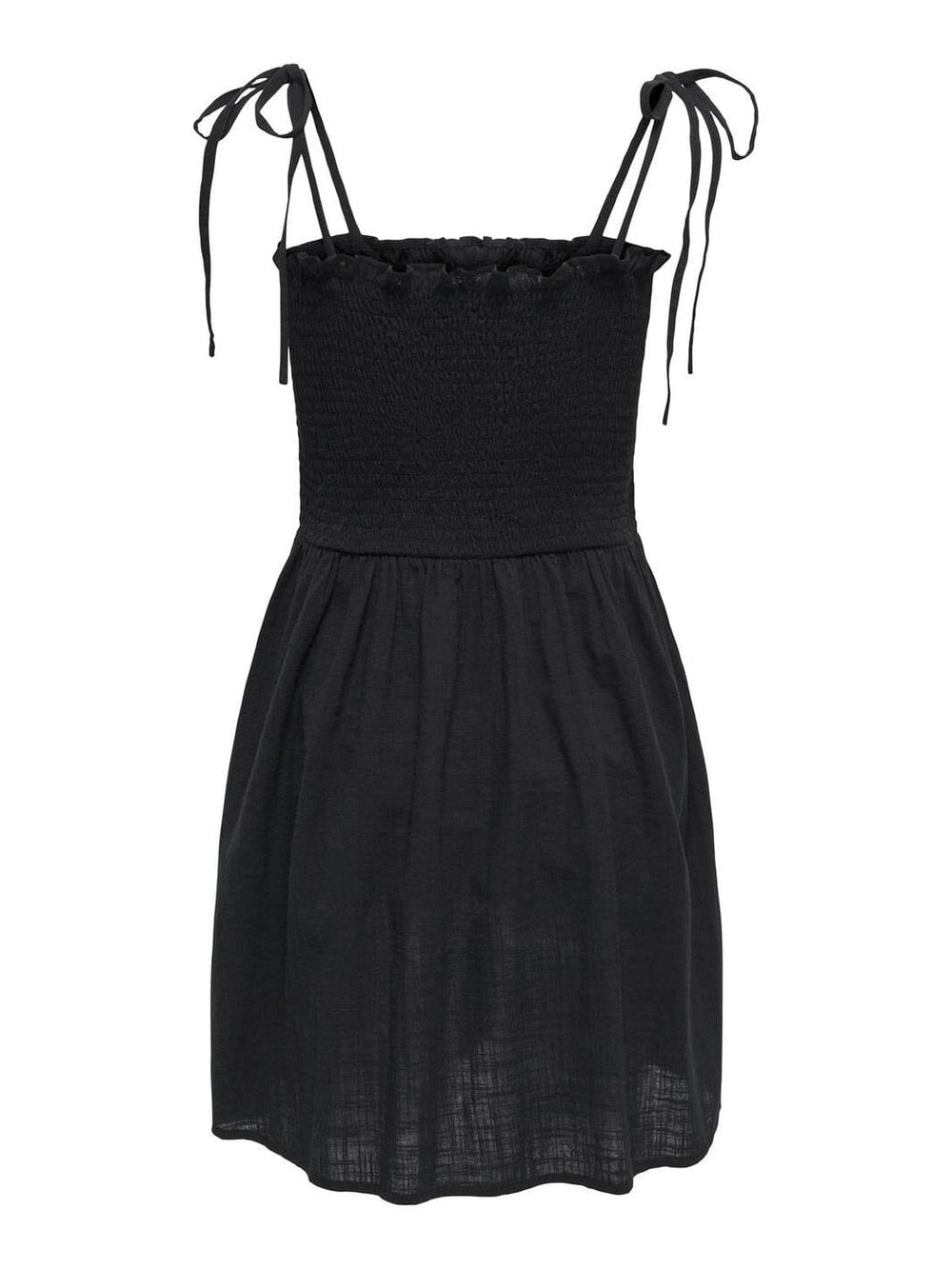Only - Onltizana Strap Smock Short Dress - 4865350 Black