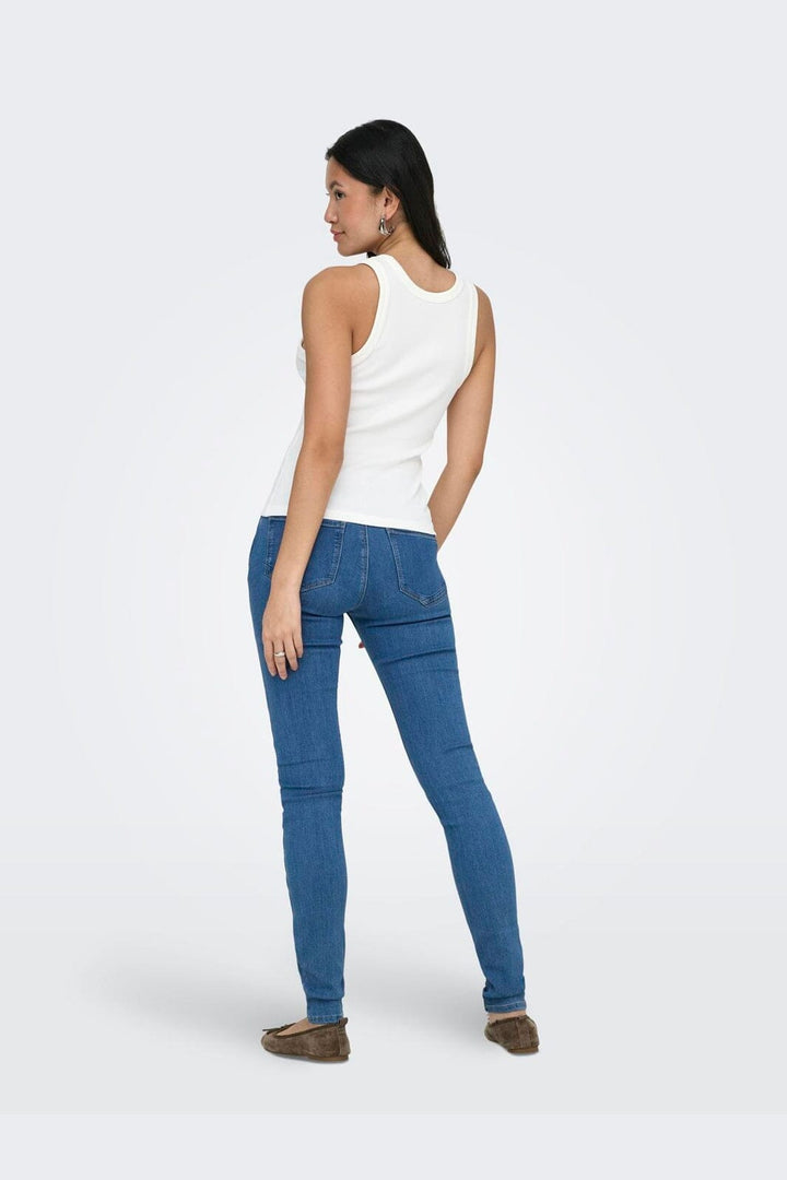 Only - Onlval 2-Way Tank Top - 5043199 Cloud Dancer