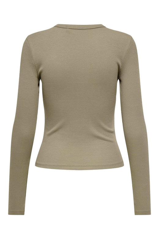 Only - Onlval L/S O-Neck Top - 4983075 Walnut