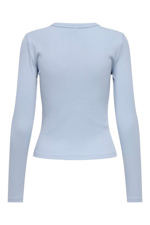 Only - Onlval L/S O-Neck Top - 4983076 Soft Chambray