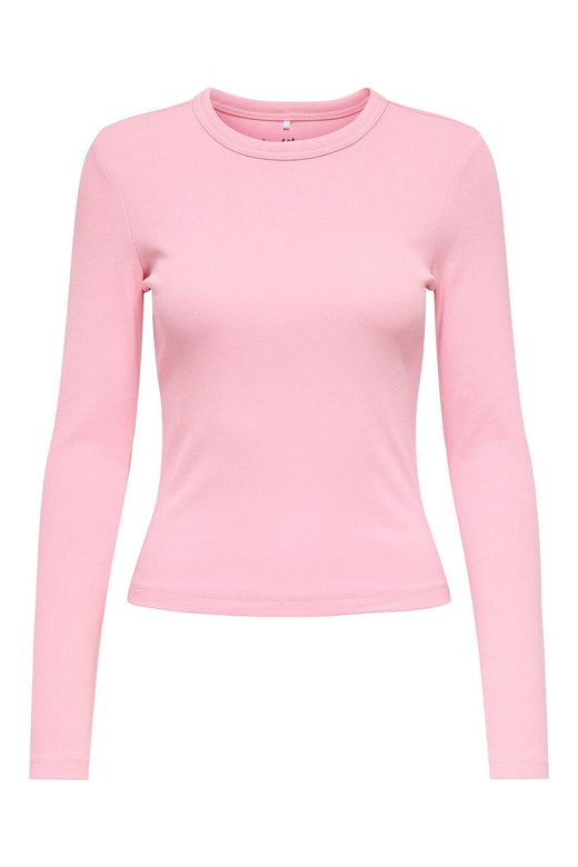 Only - Onlval L/S O-Neck Top - 4983077 Romance Rose
