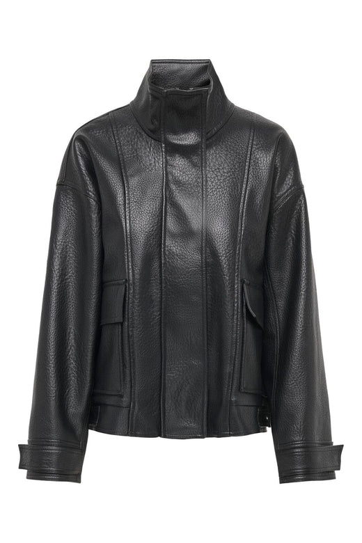 Only - Onlvani Ls Faux Leather Biker Jacket Pn - 5205108 Black