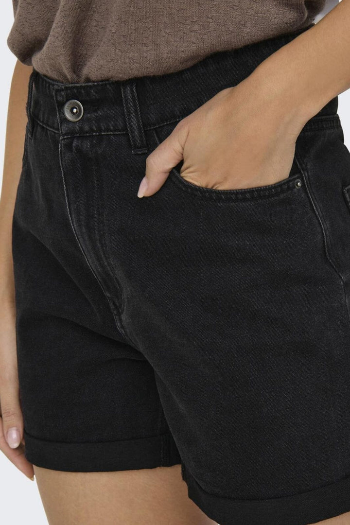 Only - Onlvega Shorts - 3772935 Black Denim Shorts 
