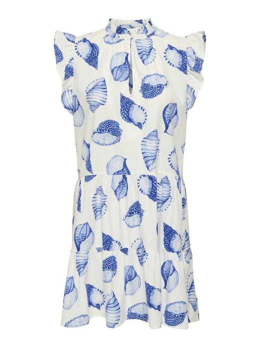 Only - Onlvera Capsl Short Dress - 4883146 Cloud Dancer Sea Shell