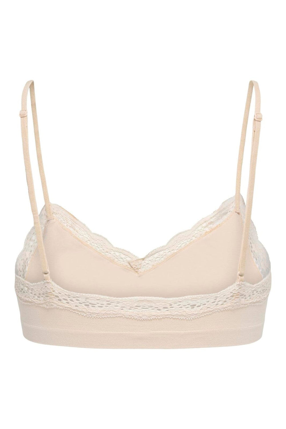 Only - Onlvicky Lace Scoop Neck Bralette Acc - 4928271 Peach Taffy
