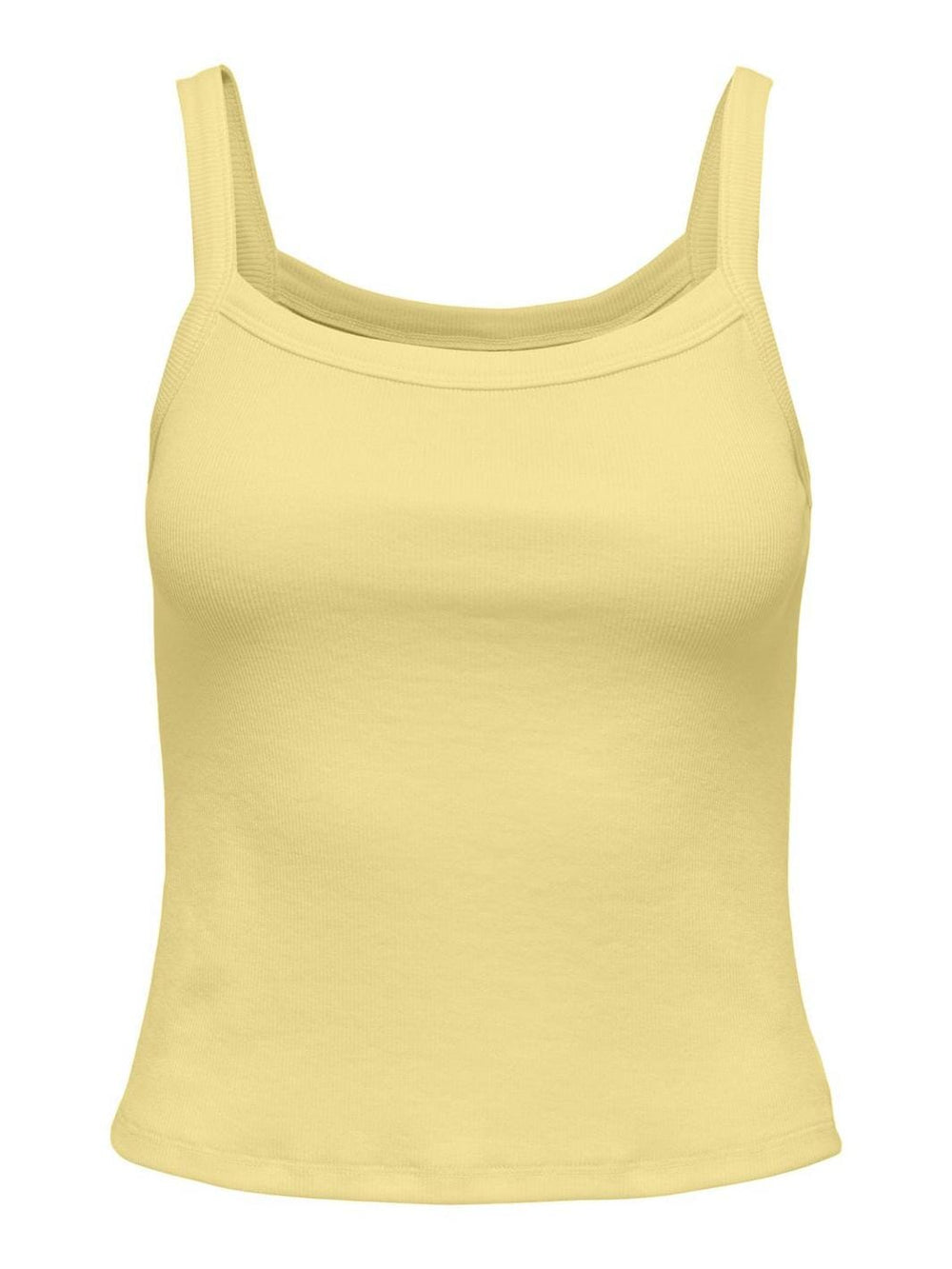Only - Onlvira S/L Rib Top - 4941101 Lemon Meringue