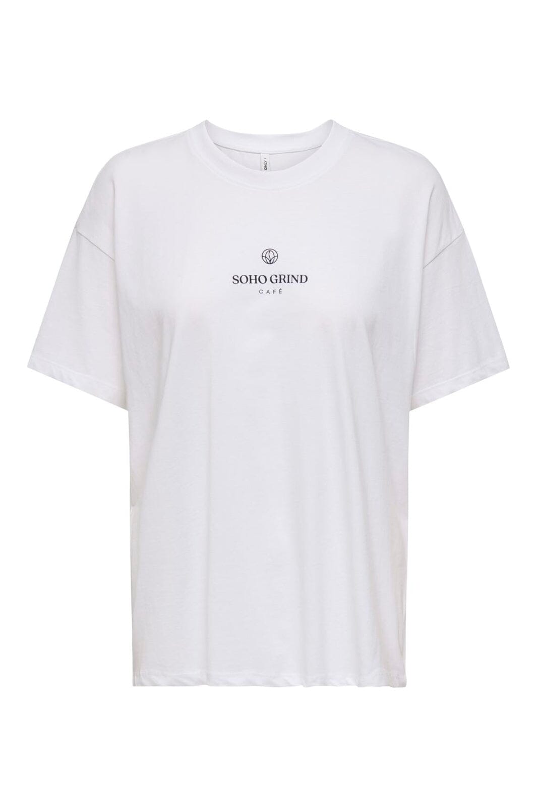 Only - Onlvivvi S/S Lovely Top - 4993436 Bright White Espresso Exotic Roots